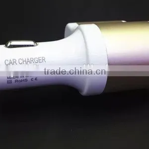 Mini Portable Double Usb Car Charger, Two Usb Car Charger for Mobile Phone thumbnail-5