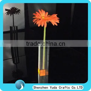 Crystal Flower Vase Wholesale Acrylic Flower Vase Acrylic Cube Vase thumbnail-1
