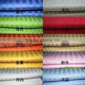 Sateen Stripe Fabric for Hotel Bedding thumbnail-1