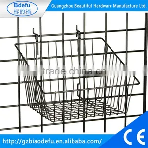 Wire Grid Basket Gridwall Display Basket Pegboard Display Basket thumbnail-1