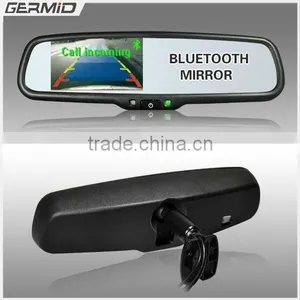 Ek-043lab 4.3 Inch Ultral-high Brightness Monitor;Synch Phone Book;LCD Rearview Mirror Bluetooth Handsfree Car Kit thumbnail-3