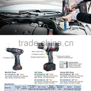 18V Industrial 1/2" Variable Speed High Torque Cordless Driver Drill thumbnail-2