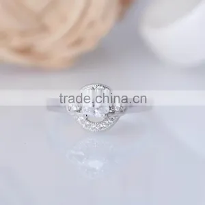 925 Sterling Silver Clock Shape Six O'clock Ring thumbnail-2