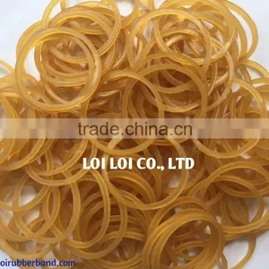 4cm Brown Natural Elastic Rubber Band / Promotional Customized Latex Rubber Band for Packaging and Vegetable thumbnail-3