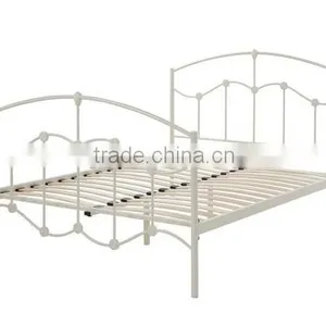 Antique Brass Metal Bedstead Bedroom Set thumbnail-4