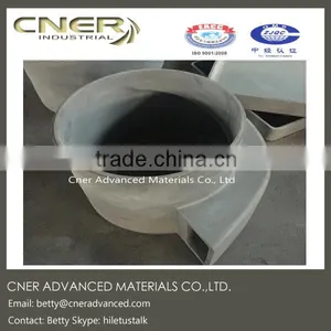 High Temperature Resistant Cyclone Inlet Head With Integral Silicon Carbide, Cast Ceramic Parts for Mining Machine thumbnail-1