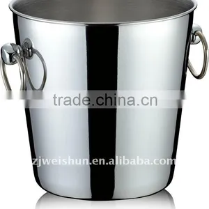 S/s Ice Bucket With Handle thumbnail-1