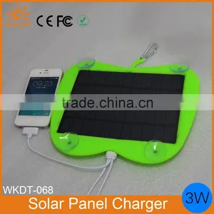 Mini Usb Solar Charger 3W Solar Panel High Quality Charger for Iphone/samsung/LG/Blackberry thumbnail-3