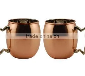 Pure Copper Moscow Mule Mug Copper Mugs FDA SGS Mug thumbnail-2