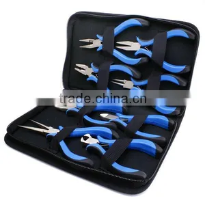 Jewelry Making Tools Kit With Zipper Case Mini Precision Pliers Tools Set For Jewelry Beading Wire Cutting Craft thumbnail-3