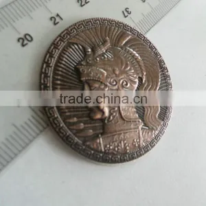 3D Ancient Rome Soldier Coin,antique Metal Souvenir Coin,custom Logo Metal Badge thumbnail-2