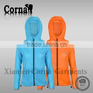 New Arrival Woven Windproof Sun Protection Hooded Women Sweatshirt thumbnail-1