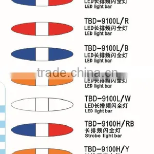 Ambulance Led Amber Oval Warning Strobe Lightbar thumbnail-4