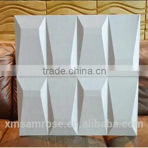 Eco-Friendly Feature and Home Theater Use Faux Leather Wall Panel Moonwave II thumbnail-4