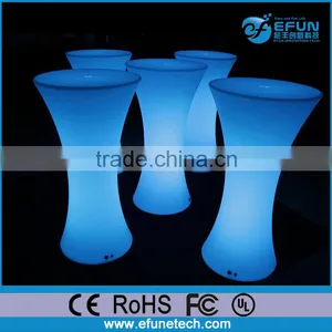 Innovative Bar and Pub Furniture, Led Color Changed Commercial Used Pub Furniture Bar Table thumbnail-1