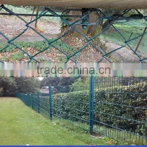 Hot Dipped Galvainzed Powder Coated Chain Link Fence Panels thumbnail-3