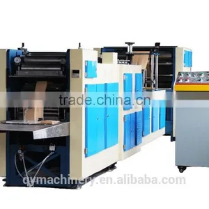 Paper Bag Making Machine With Flexo Printing, Point Bottom Paper Bag/square Bag Making Machine thumbnail-2