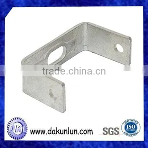 White Zinc Plated U Shaped Metal Brackets In Sheet Metal Fabrication thumbnail-2