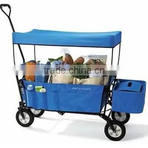 Foldable Beach Wagon With Cover thumbnail-1