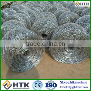 BTO-12 BTO-15 BTO-22 BTO-30 Flat Wrapped Razor Wire Coils for Fence thumbnail-1