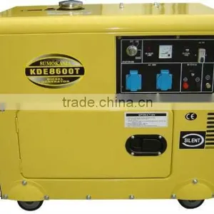 6.5-7kVA Silent Portable Diesel Generating Set thumbnail-1