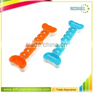 Bone Shape 7 Day Pill Box Medicine Box thumbnail-1