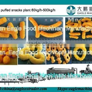 EAGLE Company DP65/70/85 100-400kg/h Corn Puff Snacks Machinery/manufacturing Line/making Factory/plants in China thumbnail-1