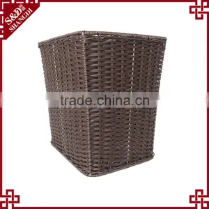 Wholesales Chinese Supplier PE Rattan Plastic Laundry Basket for Dirty Clothes thumbnail-5