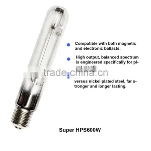 600w Hydroponic HPS Grow Light 600W Super HPS Flowering Light Bulb Dual Spectrum Hydroponics E40 Bulb HPS Sodium Grow Lamp thumbnail-6