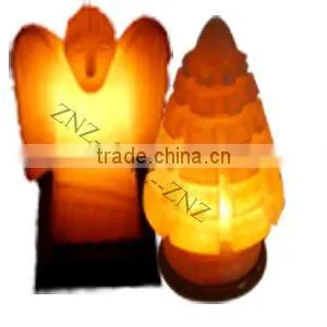 Himalayan Salt Angel and Tree Lamps thumbnail-1