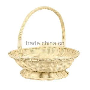 100%handmade Craft Exquisite Wicker Flower Basket thumbnail-1