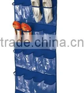 Store More 24 Pockets Doorback Multi-purpose Hanging Shoe Storage Organizer thumbnail-1