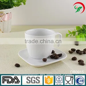 Chine Suppliers Customized Logo White Ceramic Espresso Cups Set thumbnail-1