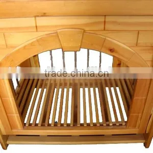 Made-in-China Factory Price Classical Wooden Dog Cage, Wooden Dog House, Dog Cage thumbnail-4