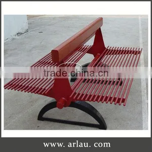 Arlau Cheap Outside Furniture,Iron Casting Bench Legs,2013New Arrival Folding Metal Outdoor Bench thumbnail-2