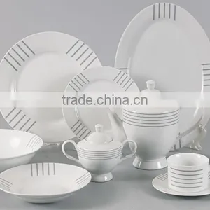 Porcelain 47pcs Dinner Set thumbnail-1