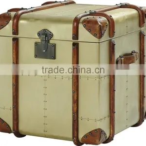 High Quality Retro ,vintage Leather Trunk Furniture T912# thumbnail-2