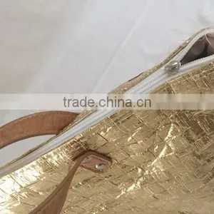 2016 Popular Bling Bling Paper Straw Cheap Handmade Bag thumbnail-5