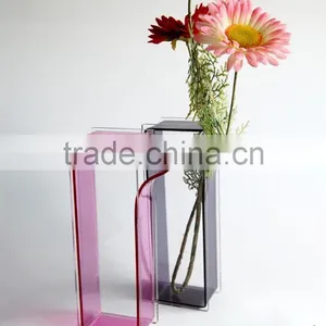 Wholesale Customized Chinese Classic Style Perspex Plexiglass Acrylic Flower Vase thumbnail-5