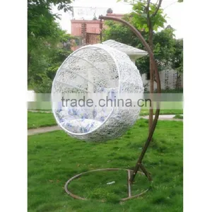 Flower Rattan Hanging Chair thumbnail-3