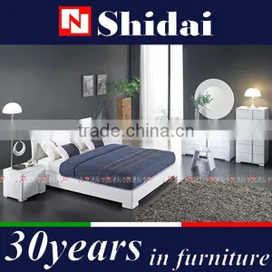 King Size Bed Dimensions White Chinese Modern Bed Frame thumbnail-1