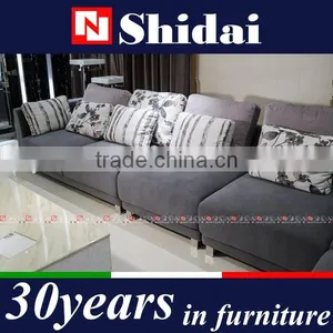 GREY L Shape FABRIC Contemporary Sectional Sofa SET G172-RE thumbnail-5