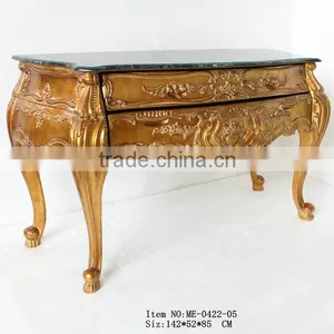 Room Decorative Furniture Marble Top Plexiglass Console Table thumbnail-1