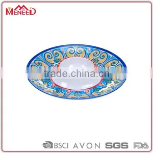 12" Inch Mischievous Slipper Design Printing on Party 30cm Melamine Chip&dish Plate thumbnail-2