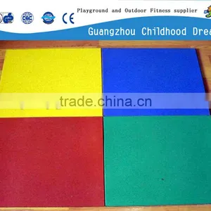 CHD-819 Colorful Customized Badminton Court Rubber Flooring Playground Rubber Tile Hong Kong thumbnail-1