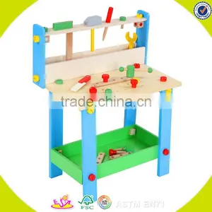 2017 Wholesale Kids Wooden Hand Tool Toy New Design Baby Wooden Hand Tool Toy Cheap Children Wooden Hand Tool Toy W03D072 thumbnail-2