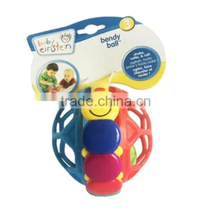 Early Educational Toy Ball Bendy Ball Plastic Baby Rattle thumbnail-2