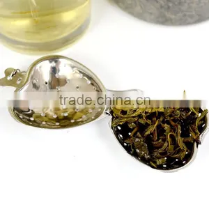 100% Food Grade 304 Stainless Steel Heart Shape Tea Infuser thumbnail-2