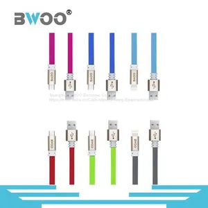 Цветной популярный кабель данных Lightning micro USB thumbnail-1