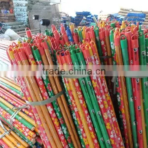 120*2.2cm PVC Coated Wood China Broom Stick thumbnail-5